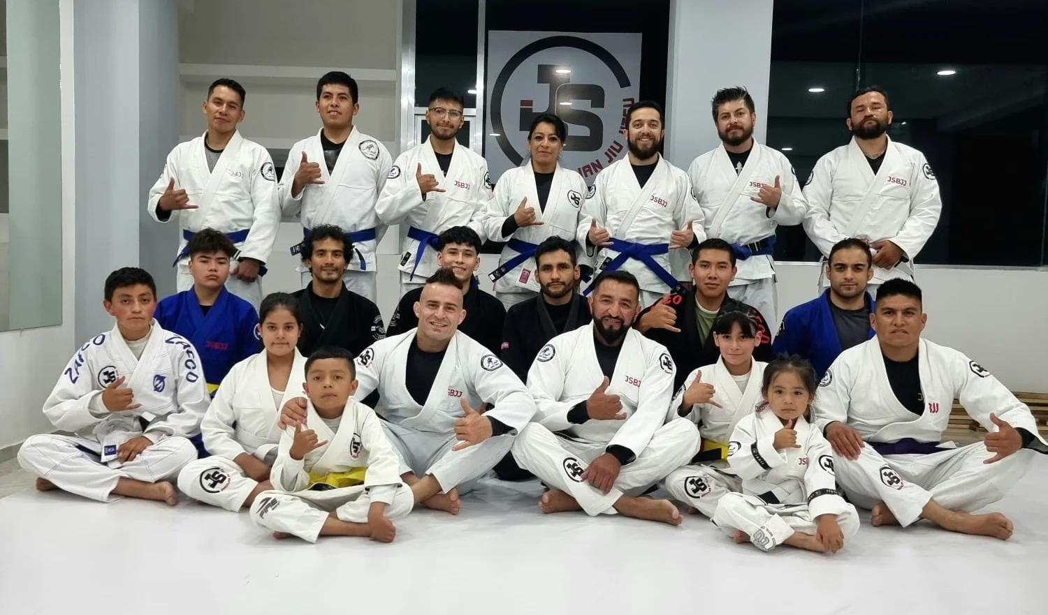 Equipo de Jiu-jistu brasileño Jorge Santos Tlaxcala México